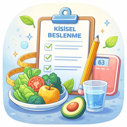 Ana Sayfa 17 Bireysel beslenme programı ve sağlıklı diyet listesini gösteren görsel
