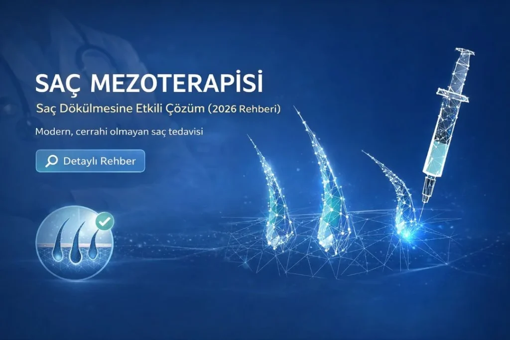 Saç mezoterapisi nedir ve nasıl yapılır saç köklerine mikro enjeksiyon uygulaması görseli